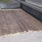 ウッドフェンス塗装